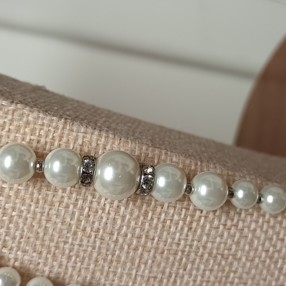 White House Black Market Faux Pearl Necklace - Picture 3 of 3
